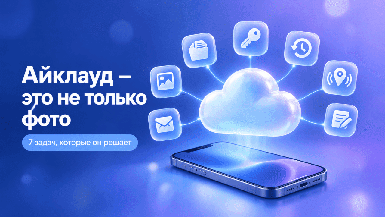 Айклауд - это не только фото: 7 задач, которые он решает